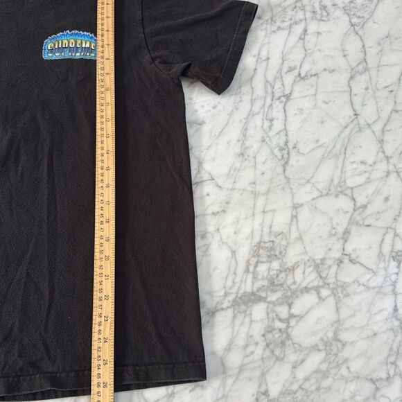 Supreme Chrome Tee T-Shirt Logo Sz M Short Sleeve USA - Picture 7 of 8